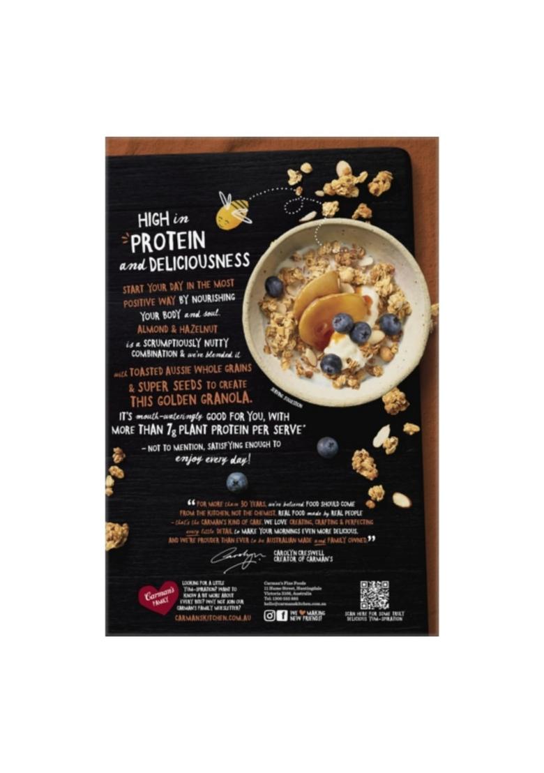 Carman'S Granola- 450Gms | Raspberry & Coconut | With Toasted Whole Grains & Super Seeds | Prebiotic Fibre | Healthy & Delicious Breakfast Option | Vegan