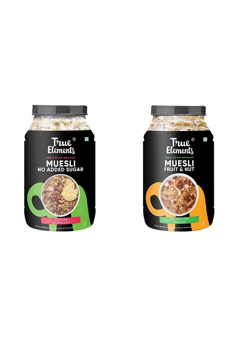 True Elements Muesli No Added Sugar 1Kg