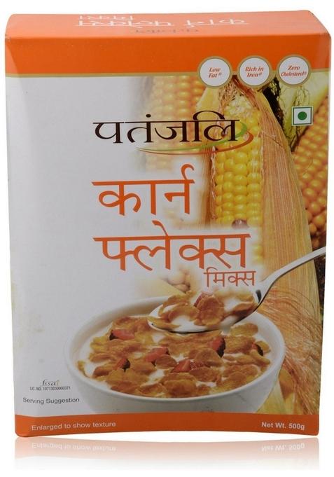 Patanjali Corn Flakes Mix, 500G