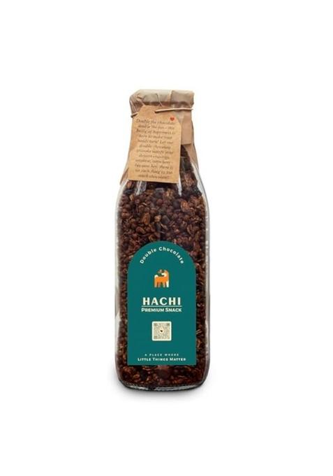 Hachi Double Chocolate Granola - 250 Gm | Oats, Chocochips, Raisins, Nuts & Seeds | Contains Fiber, Proteins & Healthy Fats | Gluten-Free & Vegan Friendly | Healthy & Nutritious Cereals |