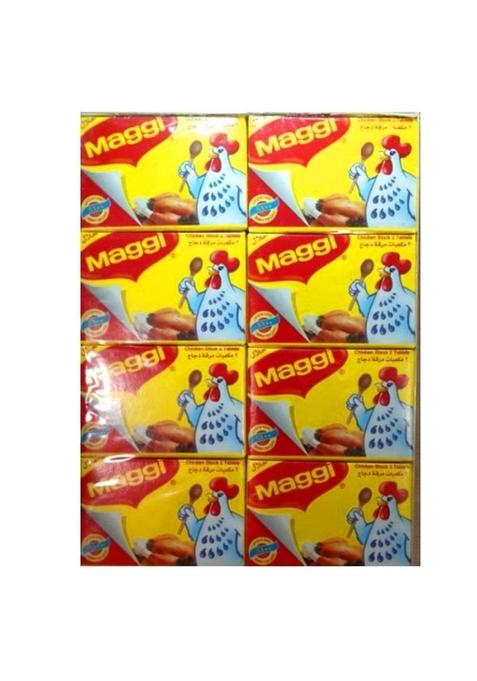 M'Aggi Chicken Stock 24 Cubes, 480 Gram