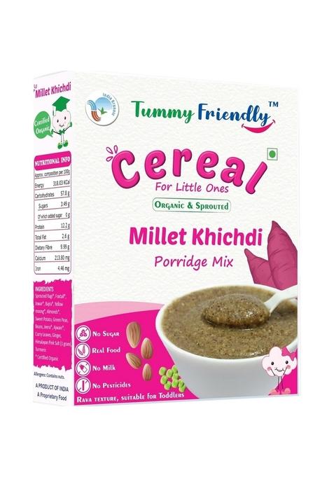 Tummy Friendly Foods Organic Millet Khichdi Mix With Vegetables For Toddler | Millet Khichdi Mix For Baby 1 Year Plus | Available In Trial Baby Packs Too | Shelf-Life 9 Month | 200G