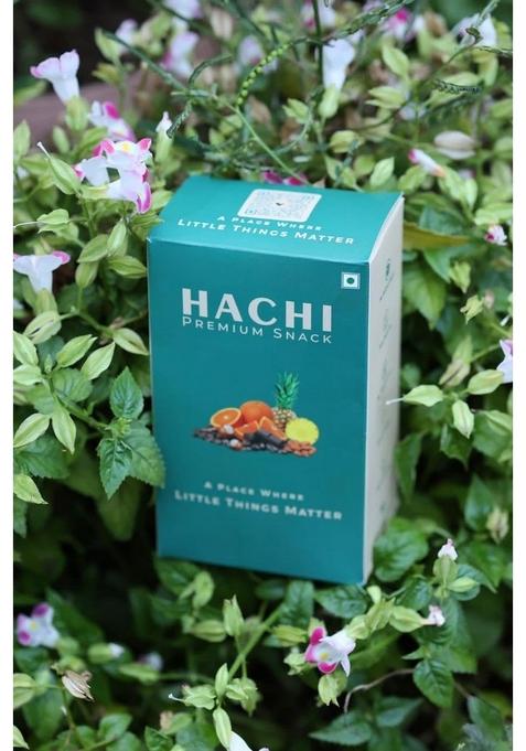 Hachi Assorted Granola Box | Rose Almond, Mocha Hazelnut, Orange Dark Chocolate & Double Chocolate | Travel & Tiffin Snack | Pack Of 4 (35G Each)