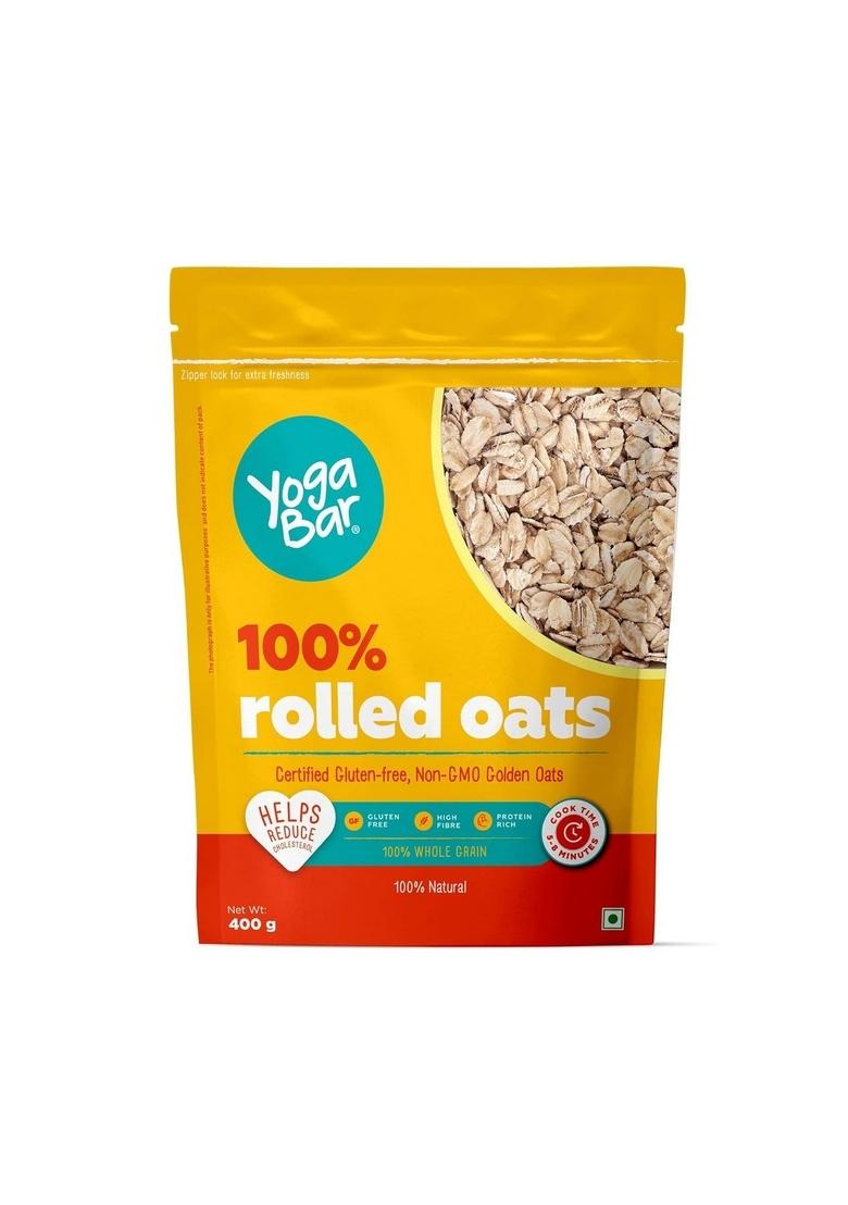 Yogabar Breakfast Oats And Muesli | Fruits And Nuts Muesli | Super Oats Premium Golden 100% Rolled Oats Combo Pack