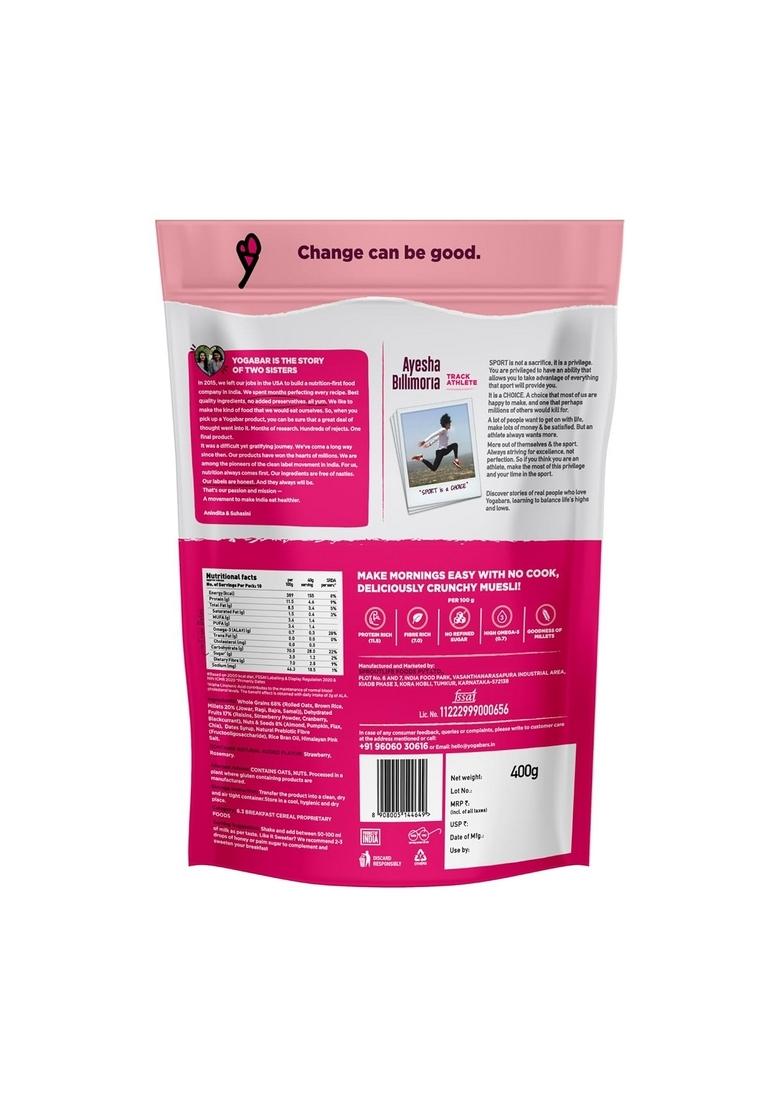 Yogabar Breakfast Oats And Muesli | Fruits And Nuts Muesli | Super Oats Premium Golden 100% Rolled Oats Combo Pack