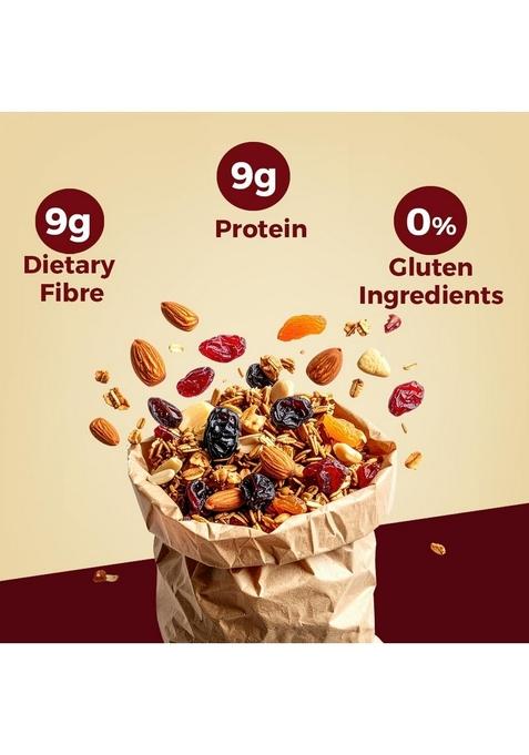 Skyroots Fruit & Nuts Muesli (Pack Of 2, 300G Each)