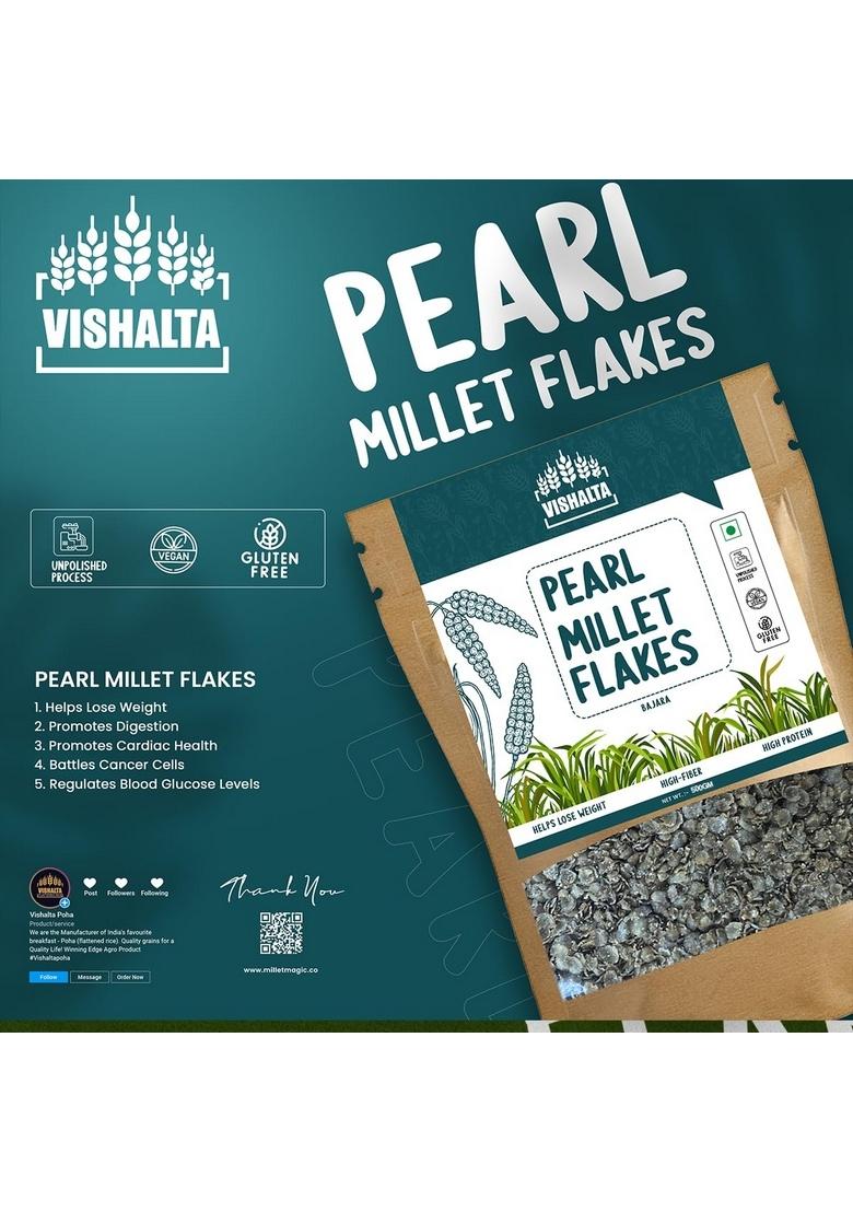 Vishalta Pearl Millet Flakes 500 Gm