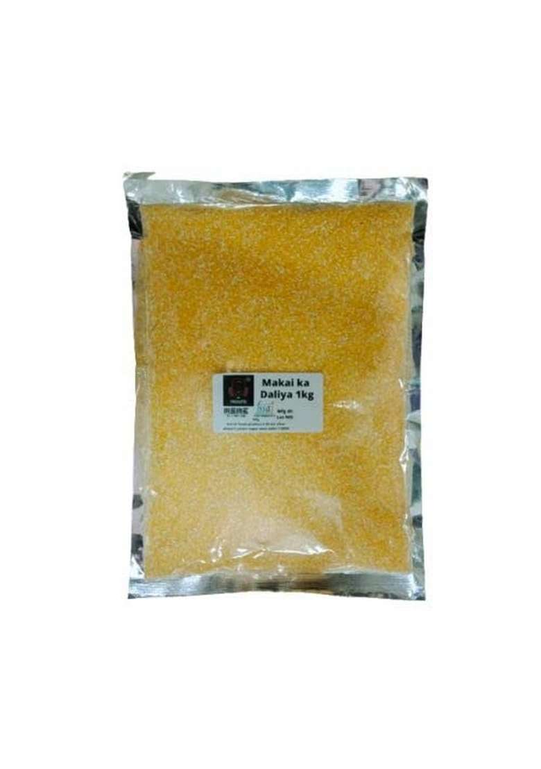 Frenutri Broken Makai Daliya Of Healthy Grains Fiber Rich Immunity Builder Corn Dal With Nutritious | High In Protein And Fiber | Maize Makka Dalia 1 Kg - Indya