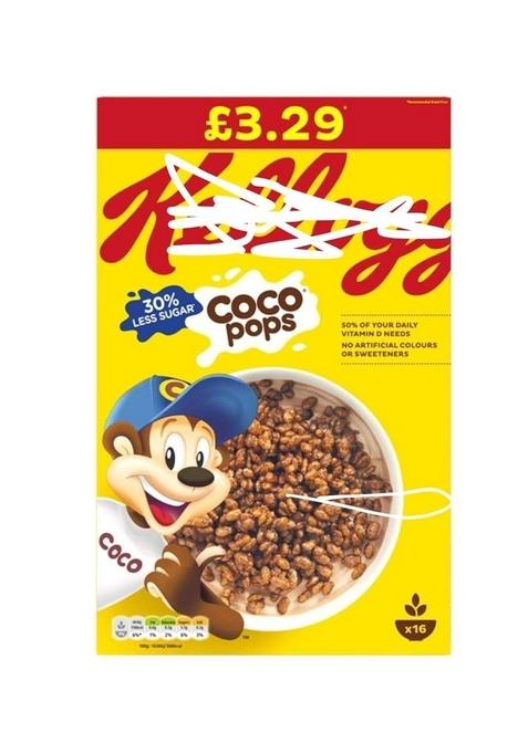 Fruitjoy Kellog Coco Pops Chocolate Flavoured Cereal, No Artificial Colours, 16 Servings 420 Grams (From Usa)