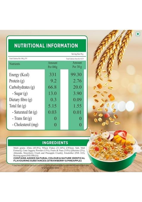 Kwality Rcb Muesli Mixed Fruit Super Saver Pack 700G | Mixed Fruit | Zero Cholesterol & Trans Fat | No Added Refined Sugar | Healthy Food & Breakfast Cereal