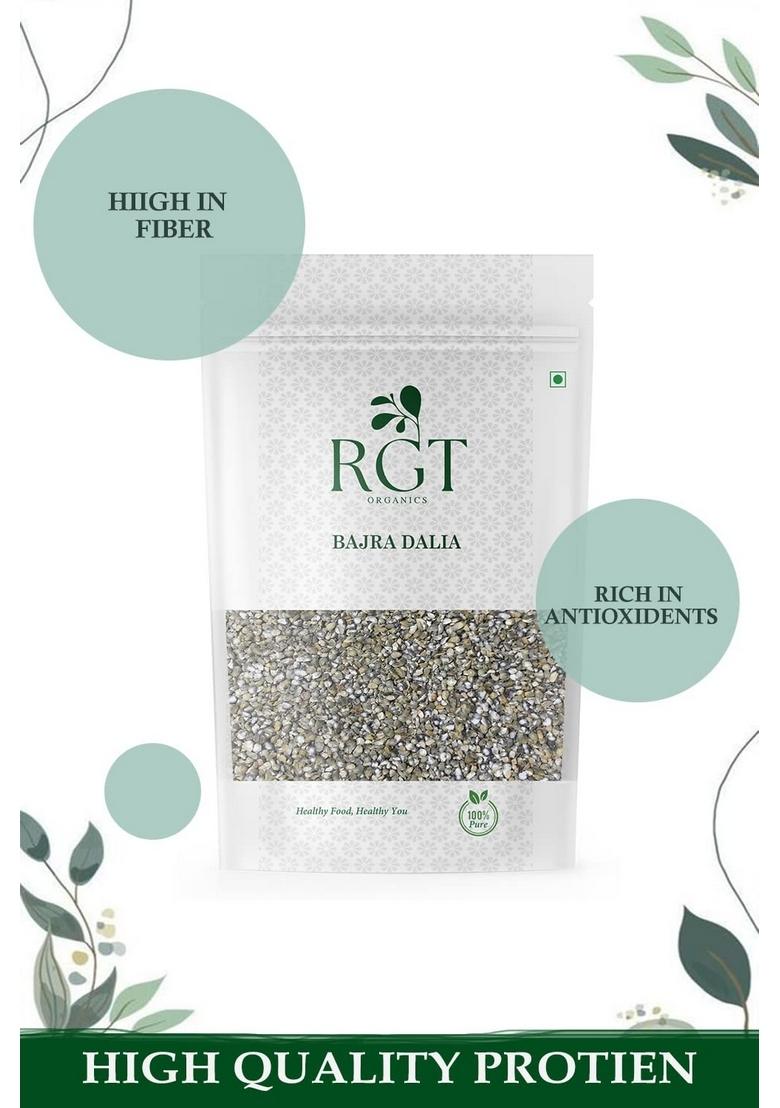 Rgt Organics Bajra Daliya | Pearl Millet Dalia 200Gm | Bajre Ka Daliya | Bajri Porridge