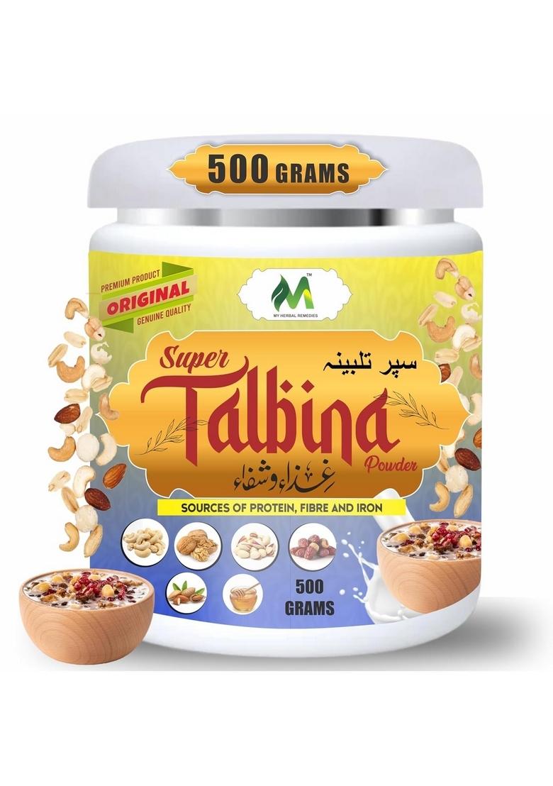 My Herbal Remedies Talbina | 500G | Wholesome Barley-Based Islamic Food | High In Fiber, Protein & Essential Nutrients | Ideal Breakfast For Kids & Adults