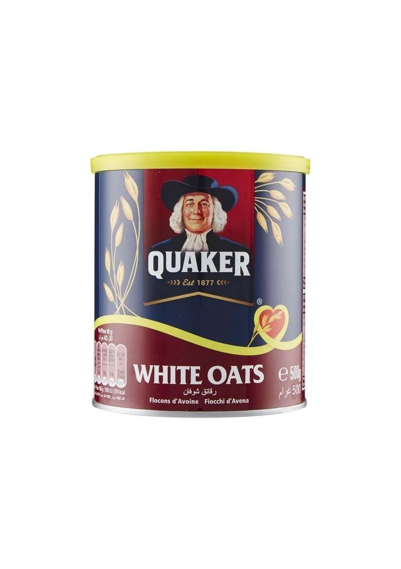 Quaker White Oats Tin, 500G - Indya