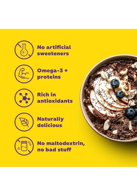 Yogabar Breakfast Oatmeal And Muesli Combo | Dark Chocolate Muesli & Oats 400G Each | Gluten Free | Whole Oatmeal For Breakfast