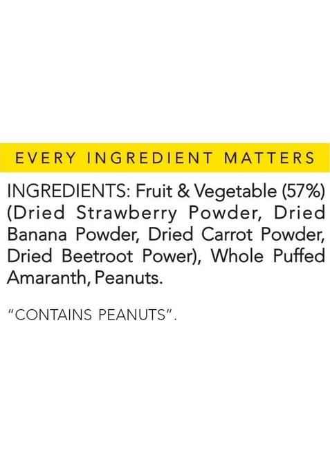 Thenibblebox Amaranth Millet Cereal (Strawberry) 300G, No Added Sugar. All Natural. Vegan.