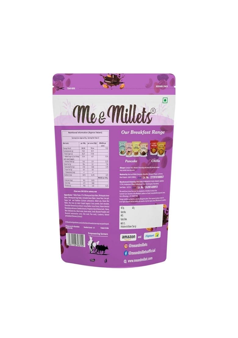 Me & Millets Millet Muesli Chocolate And Nuts (400 G)