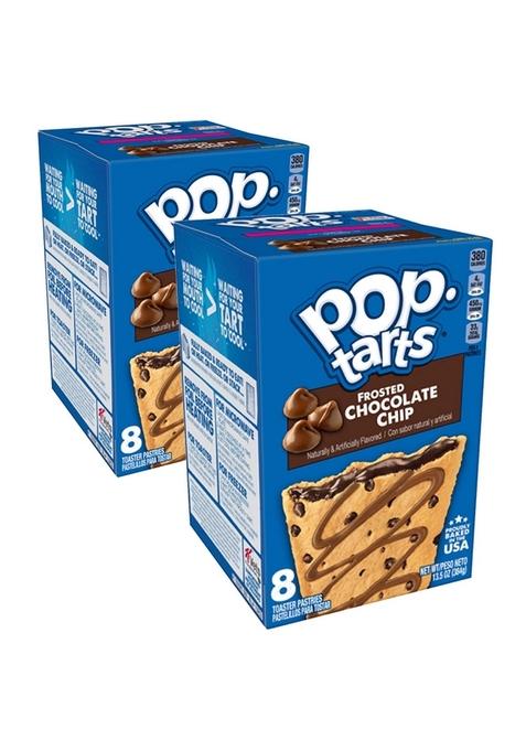 Pop Tarts Frosted Chocolate Chip, 2 X 384 G