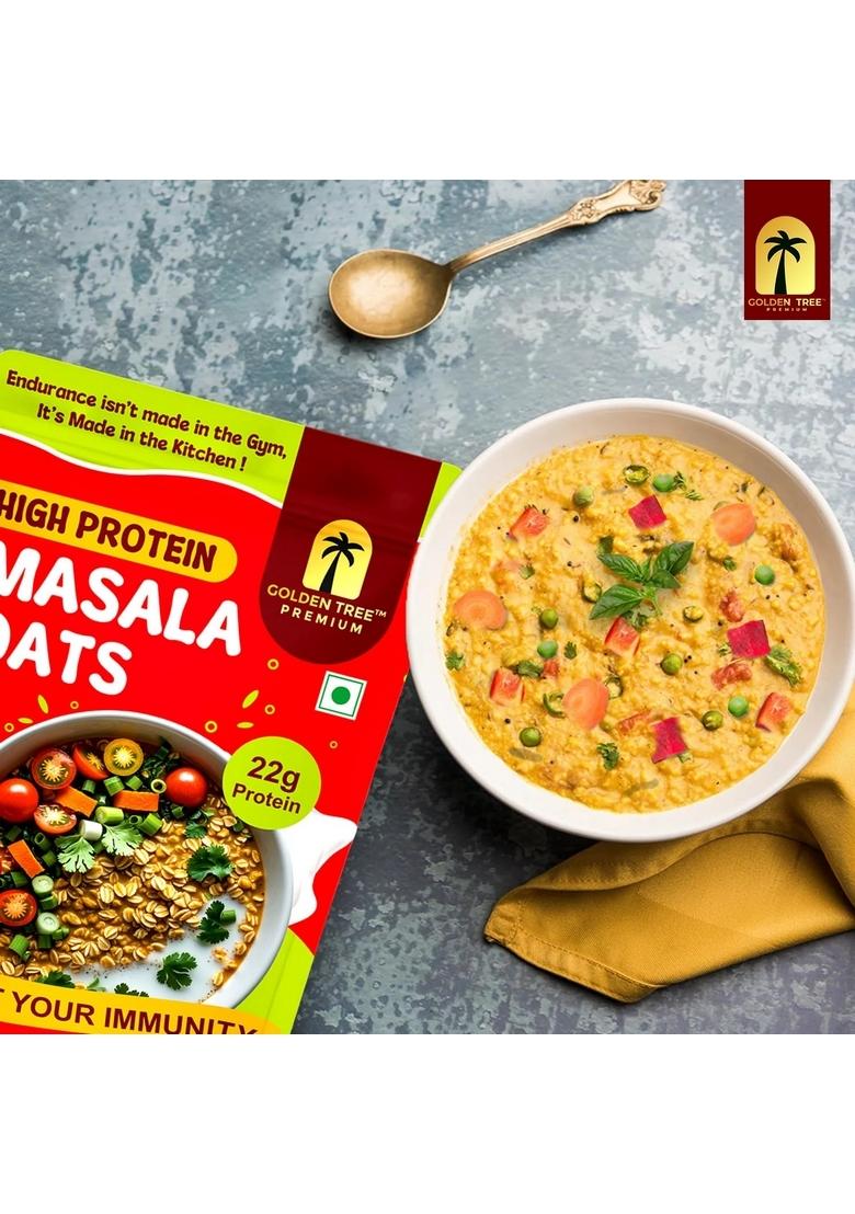 Masala Oats | Tasty, Anytime Snack | Ready In 3 Mins | Millets Goodness | No Maida, Oats For Weight Management | High Fibre, Rich In Protein | Diet Food For Weight Management (1Kg)