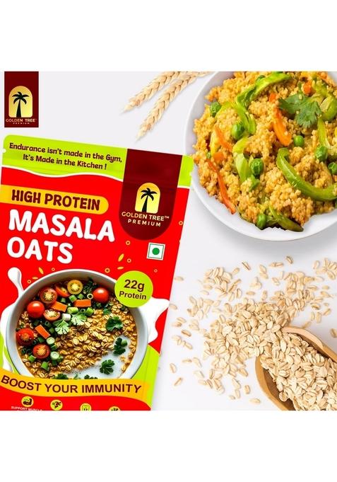 Masala Oats | Tasty, Anytime Snack | Ready In 3 Mins | Millets Goodness | No Maida, Oats For Weight Management | High Fibre, Rich In Protein | Diet Food For Weight Management (1Kg)