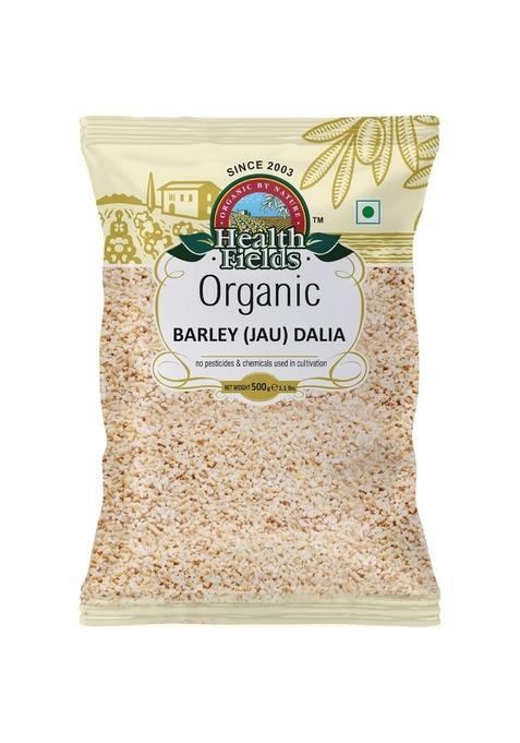 Healthfields Organic Barley (Jau) Dalia - 1Kg (Combo Of 500G)