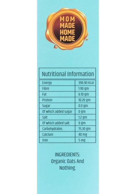 Num Num Organic Instant Oats | No Salt, No Sugar Oatmeal Cereals | Healthy First Solids Baby Food Cereal | No Milk Powder | 200G Pack