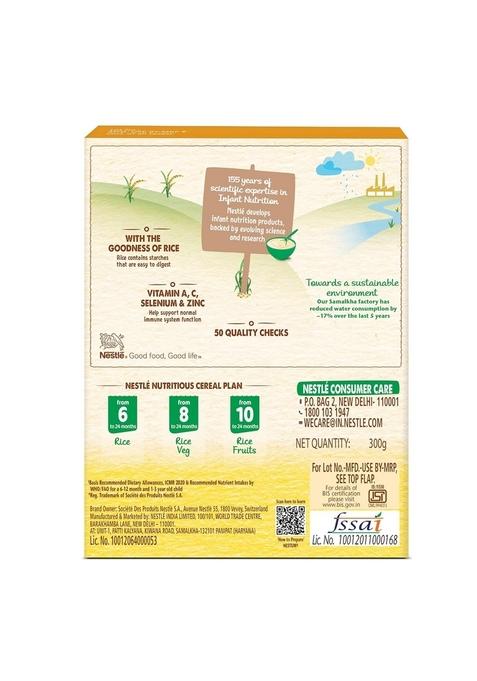 Nestum Baby Cereal – From 6 To 12 Months, Rice, 300G Bag-In-Box Pack (Pack Of 2)