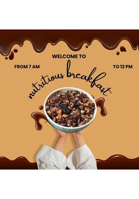 Wellmonk Millet Cereals Choco Delight Muesli| 51% Millets & Cereals | 12% Dry Fruits | 8% Nuts & Seeds | No Cholesterol | Source Of Fiber & Protein | No Trans Fat | Cereals For Anywhere & Anytime Snacks & Breakfast (400G)