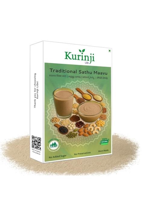 Kurinji Life Traditional Sathu Maavu – 18-In-1 Multigrain Health Mix | Zero Sugar, 100% Natural Nutrition | Boosts Energy, Aids Digestion, Supports Growth & Strengthens Immunity | Rich In Protein, Fiber, Iron & Calcium | 400G