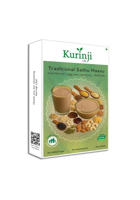 Kurinji Life Traditional Sathu Maavu – 18-In-1 Multigrain Health Mix | Zero Sugar, 100% Natural Nutrition | Boosts Energy, Aids Digestion, Supports Growth & Strengthens Immunity | Rich In Protein, Fiber, Iron & Calcium | 400G