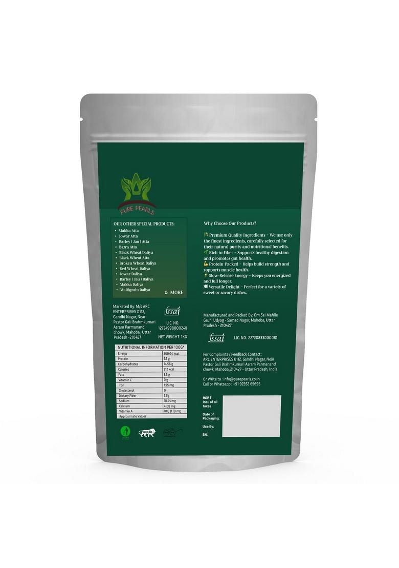 Purepearls Kathiya Wheat Daliya -1Kg | Red Wheat Daliya | Kathiya Gehu Porridge |Weight Loss | Rich In Fiber And Protein | 1Kg