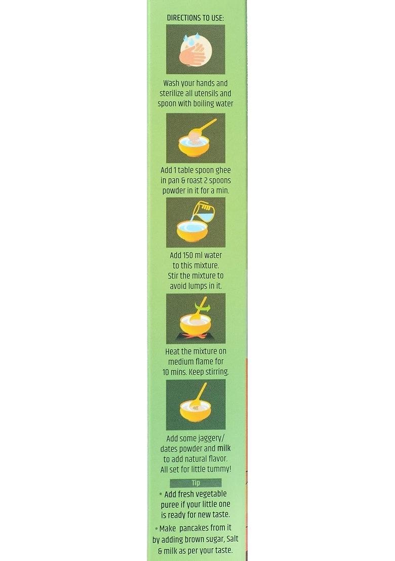 Num Num Organic Sprouted Ragi And Seeds – No Salt, No Sugar Finger Millet Cereals | Healthy Tasty Vegan Baby Food Cereal | No Milk Powder | 200G Pack