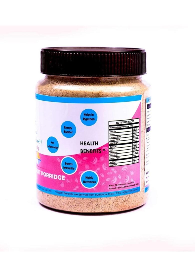 Healthy Panda Organic Multigrain Dry Fruit Porridge/Sprouted Dry Fruit Porridge, Cereal Based Porridge, Natural Sprouted