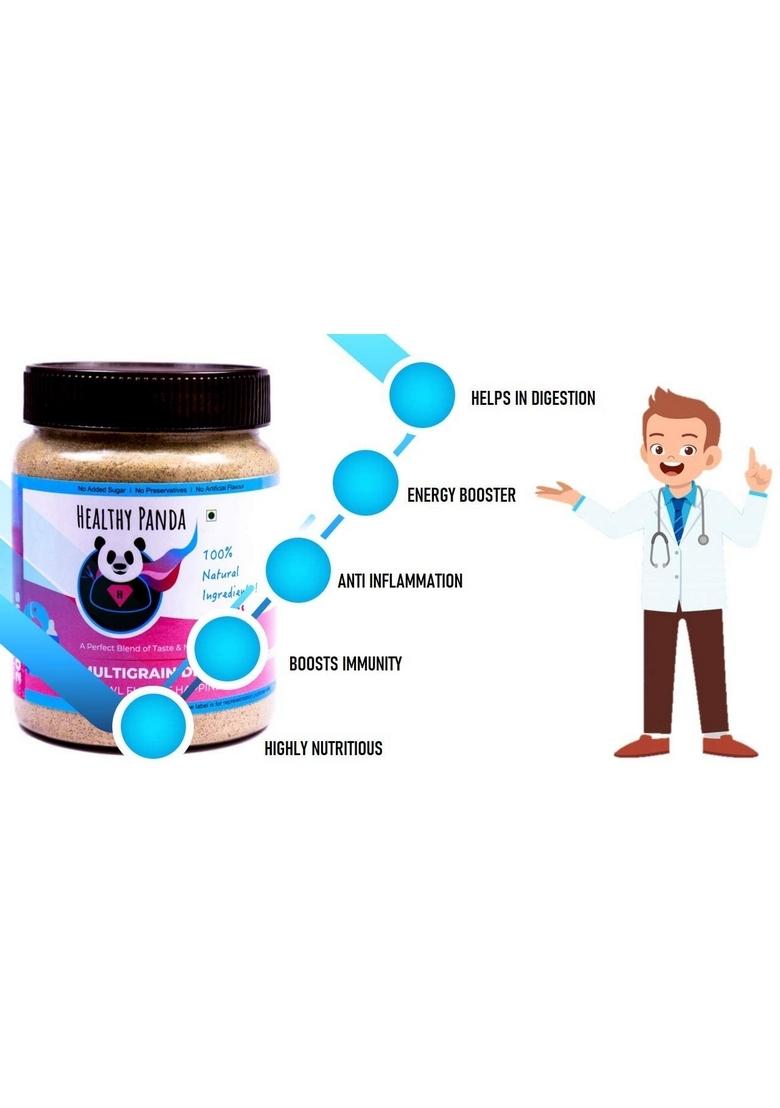 Healthy Panda Organic Multigrain Dry Fruit Porridge/Sprouted Dry Fruit Porridge, Cereal Based Porridge, Natural Sprouted