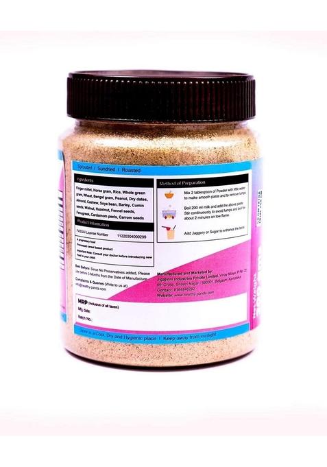 Healthy Panda Organic Multigrain Dry Fruit Porridge/Sprouted Dry Fruit Porridge, Cereal Based Porridge, Natural Sprouted