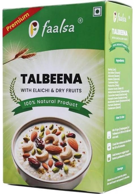 Faalsa Premium Talbeena With Elaichi And Dry Fruits - 250 G - Pack Of 1