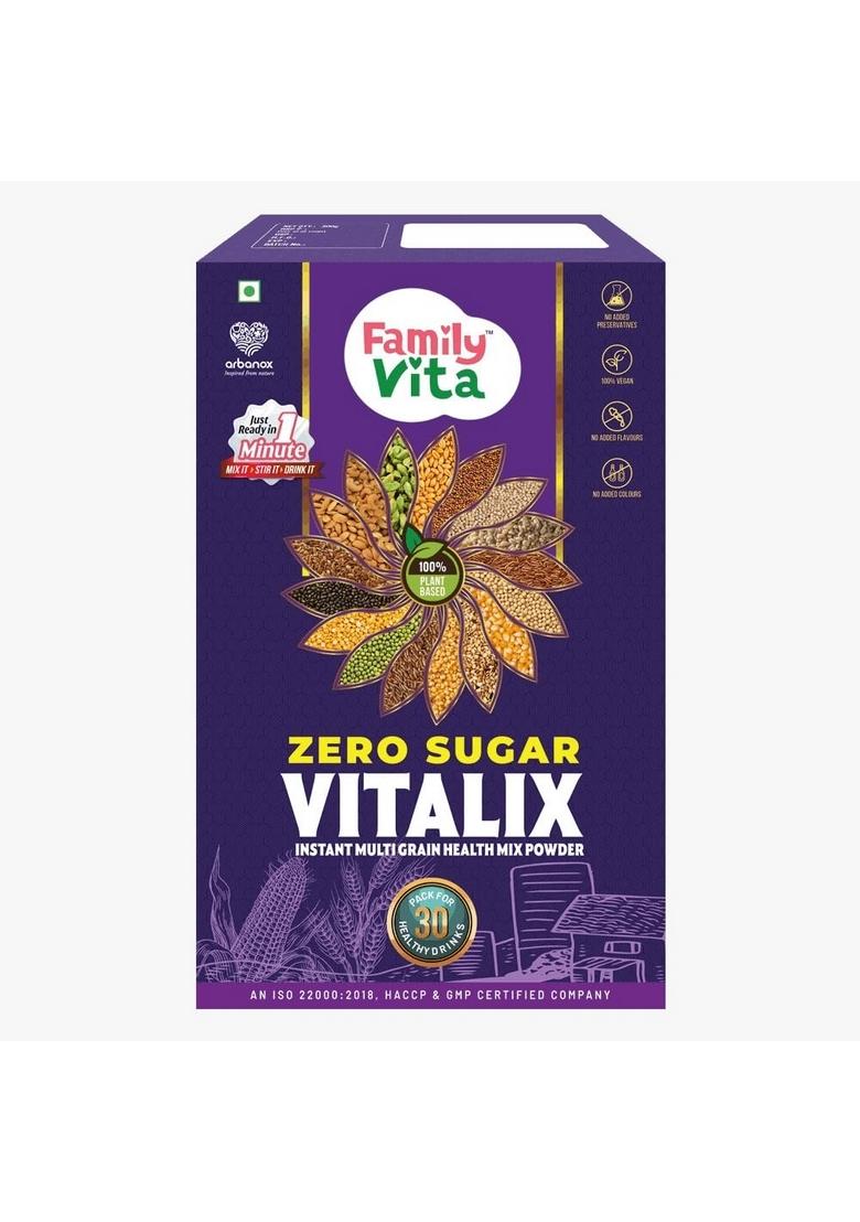 Arbanox Family Vita Vitalix Instant Multi Grain Health Mix Powder|17 Powerful Wellness Ingredients| Trusted By Millions|100% Natural| No Preservatives Or Added Sugar| Convenient & Nutritious| 300Gm