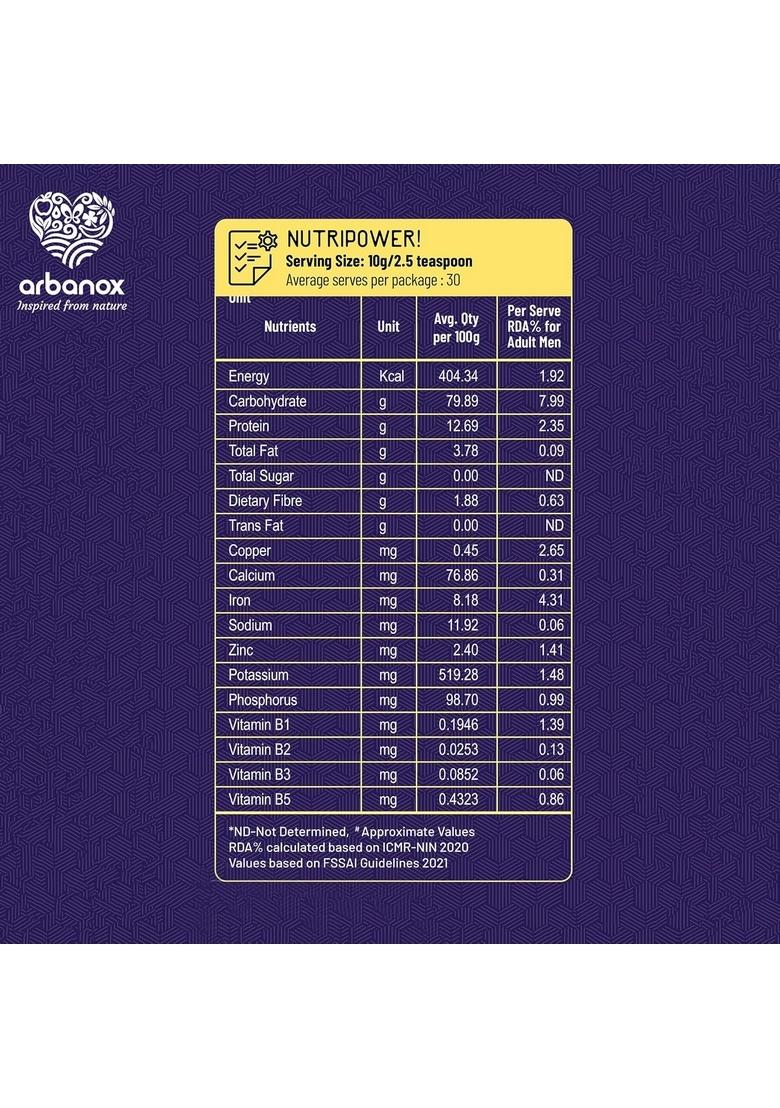 Arbanox Family Vita Vitalix Instant Multi Grain Health Mix Powder|17 Powerful Wellness Ingredients| Trusted By Millions|100% Natural| No Preservatives Or Added Sugar| Convenient & Nutritious| 300Gm