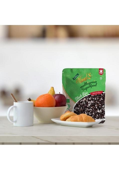 Ready To Eat Black Sticky Rice | Glutinous Millet Style | Plant-Based Ingredients | Source Of Protein & Fibre | Ideal For Breakfast & All-Day Meals | 250G Each | Pack Of 2