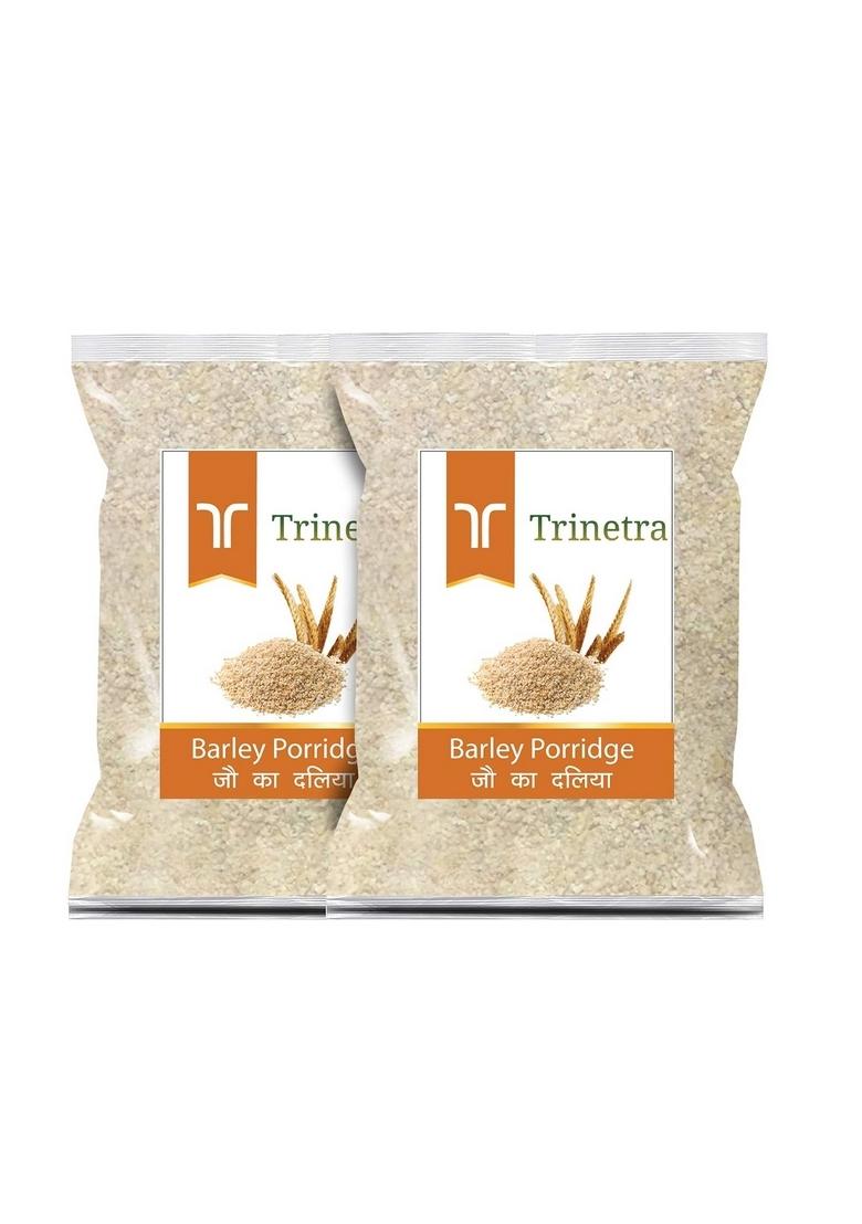 Trinetra Jau Daliya | Fibre-Rich Barley Porridge For Healthy Digestion | 2Kg (2 X 1Kg)