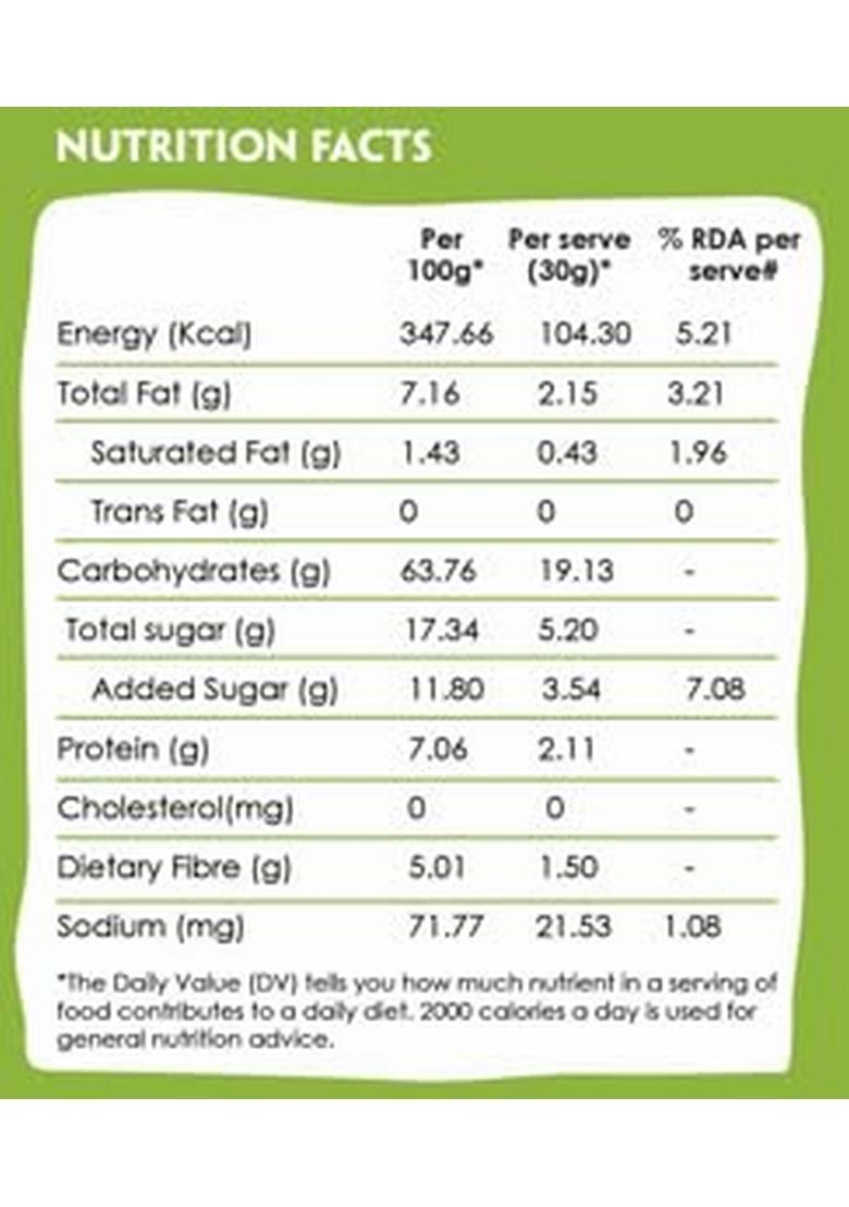 Grami Multi Millet Muesli Cinnamon With High Protein And Added Real Dried Fruits | 60% Multi Grain, Fruits, Nuts And Seeds Muesli |12 In 1 Jowar, Ragi, Multimillet Leaf, Almonds, Chia Seeds, Pumpkin Seeds, Pineapple, Mango, Papaya, Cranberry, Flax Seeds A