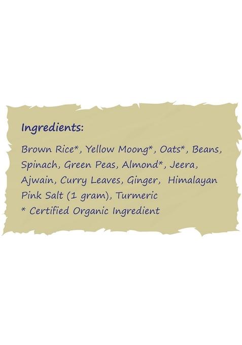 Organic Brown Rice And Oats Khichdi Mix With Vegetables For Toddlers | Available In Baby Packs Too | Organic Baby Food For 1 Year Old Baby | Shelf-Life 9 Month | 200G