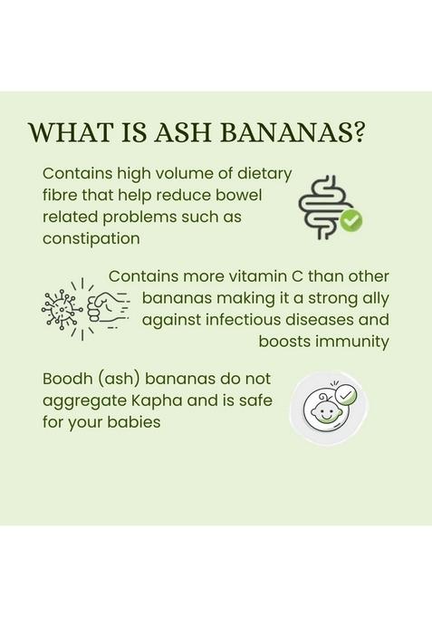 Aamumbanana Porridge Mix | Pack Of 3 X 200G | No Added Sugar | Nutrient-Rich & Easy To Digest