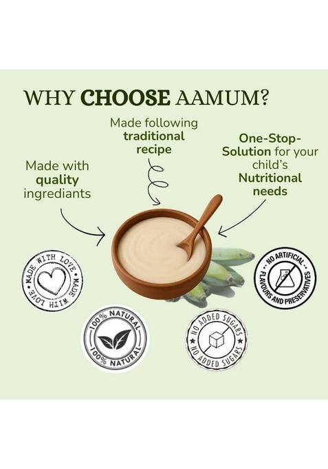 Aamumbanana Porridge Mix | Pack Of 3 X 200G | No Added Sugar | Nutrient-Rich & Easy To Digest