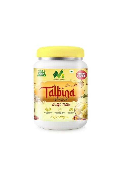 My Herbal Remedies Kulfi Talbina 550Gm + 250Gm Dry Fruits Talbina | High Fibre & Protein Barley Porridge Mix | Healthy Breakfast Mix For Kids & Adults | Natural Energy Booster | Easy To Prepare | No Preservatives