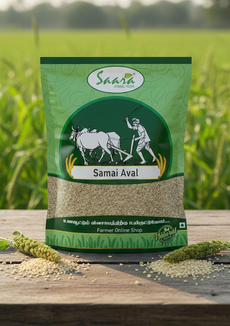 Vs Products Little Millet Flakes 500G | Samai Aval | Saamalu Atukulu | Kutki Chura | Chaama Aval | Little Millet Poha