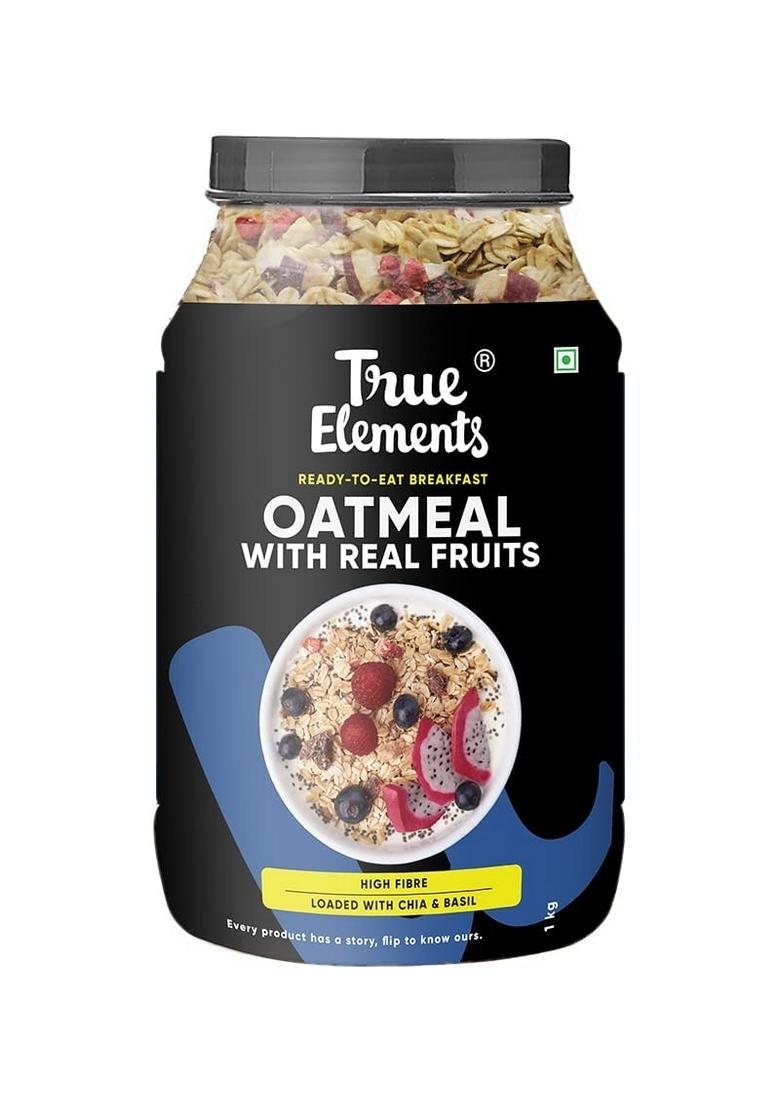 True Elements Whole Oatmeal 1Kg & True Elements Multigrain Oats 500G