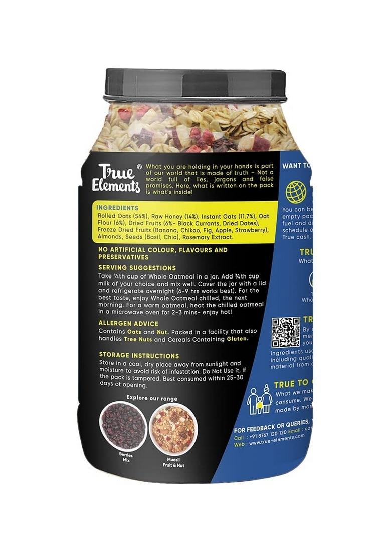 True Elements Whole Oatmeal 1Kg & True Elements Multigrain Oats 500G