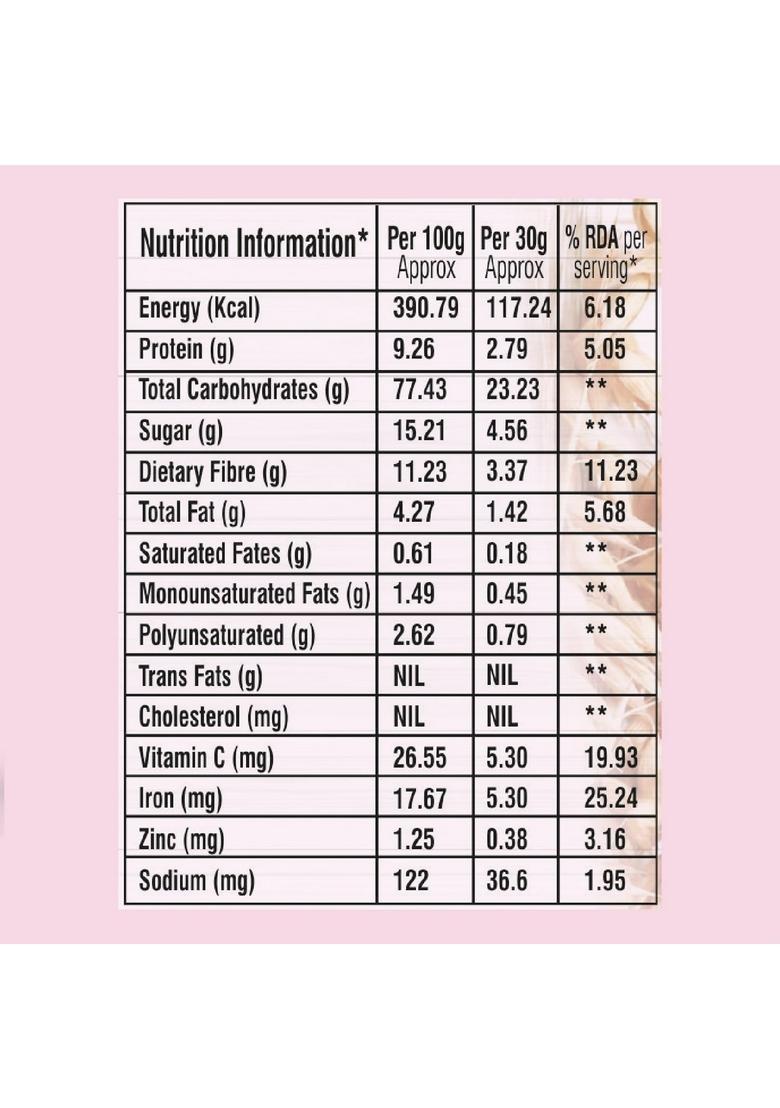 Go Healthy Muesli Real Fruit Mix 400G | High-Fiber Breakfast Cereal With Real Dried Fruits | Nutritious & Wholesome