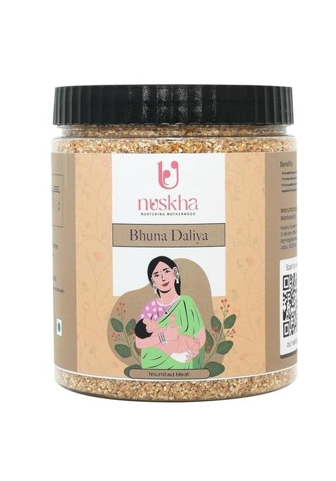 Nuskha Kitchen Bhuna Daliya | Roasted Daliya | Pregnancy Food | Wheat Dalia | Nutrition For New Mothers | Healthy Digestion | 500Gm