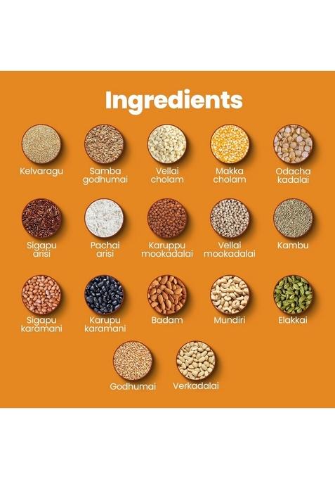 Roasted Health Mix With Multimillets | Multigrain Health Mix | Kanji Mix (500)